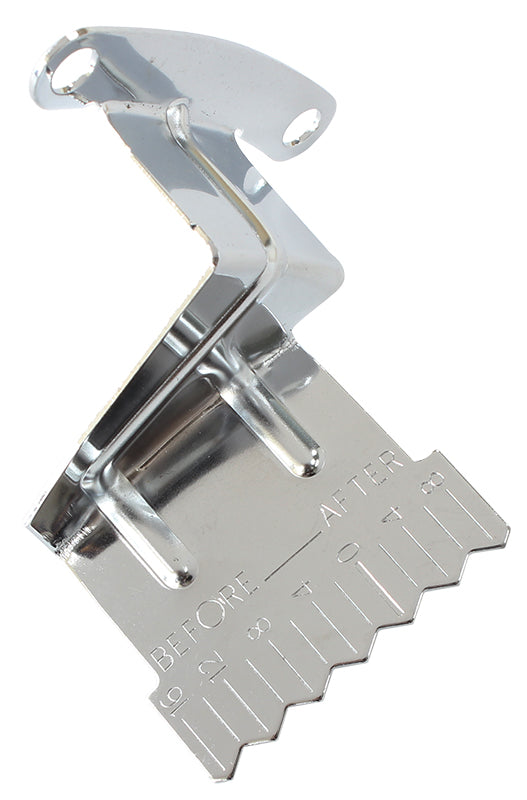 Timing Pointer Tab - Chrome  Suit SB Chev With 6"-7"-8" Balancer