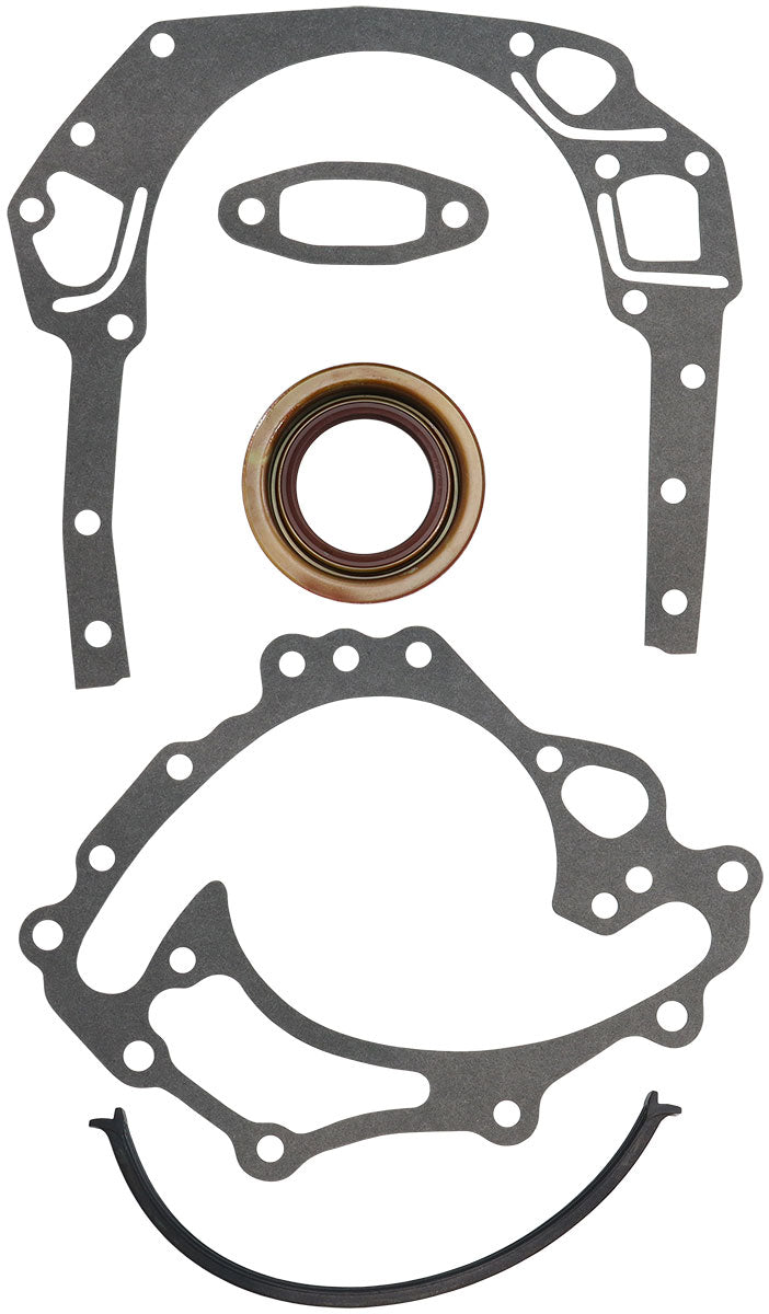 Aeroflow Ford Cleveland 351 Timing Cover Gasket Kit  Includes Timing Cover, Front Seal and Water Pump Gaskets