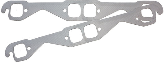 Aeroflow Graphite Exhaust Gasket Set  Suit Small Block Chevy 1.50" x 1.56" Port
