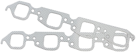 Aeroflow Perforated Steel Exhaust Gasket Set  Suit Big Block Chevy 1.92" x 1.87" Port