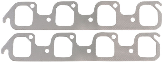 Aeroflow Ford Cleveland 4V Perforated Steel Exhaust Gaskets  1.92" x 2.21" Port