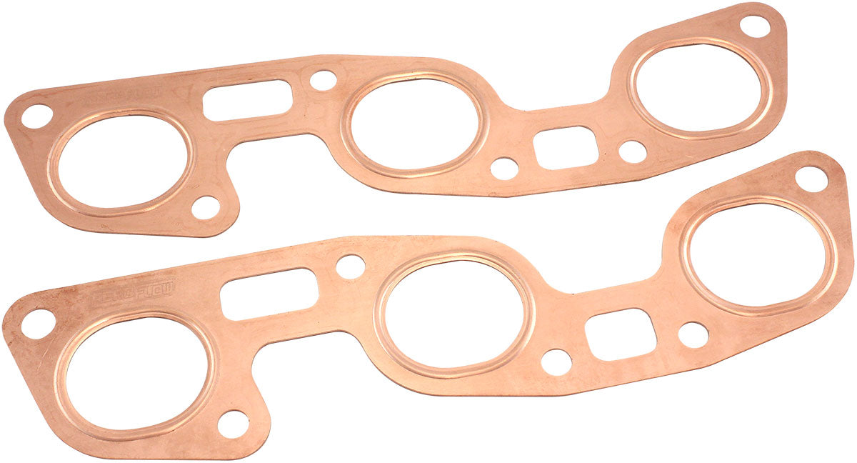 Nissan RB26 Copper Embossed Exhaust Gasket (2 Pieces)    Suit Nissan RB26 with 1.665" x 1.420" PortSize