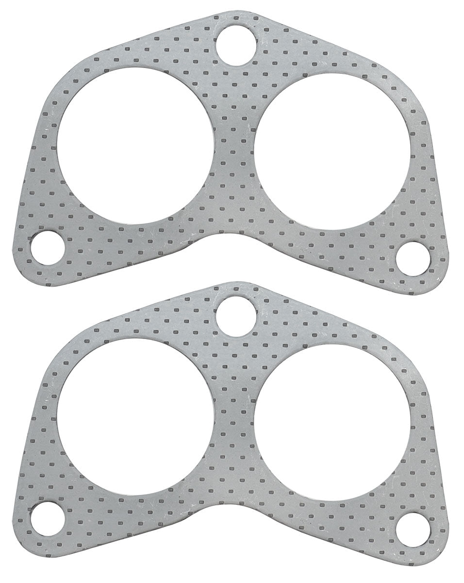 Aeroflow Perforated Steel Exhaust Gasket Set  Suit Subaru EJ 1.91" Round Port