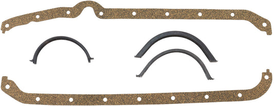 Aeroflow Cork Oil Pan Gasket Set  Suit Small Block Chevy with Left Hand Dipstick & Thick/Thin Seal