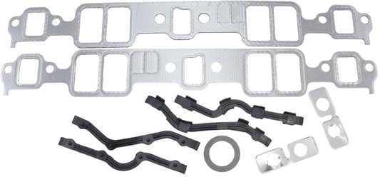 Aeroflow Graphite Intake Manifold Gasket Set  Suit Small Block Chevy 350 1.23" x 1.99" Port