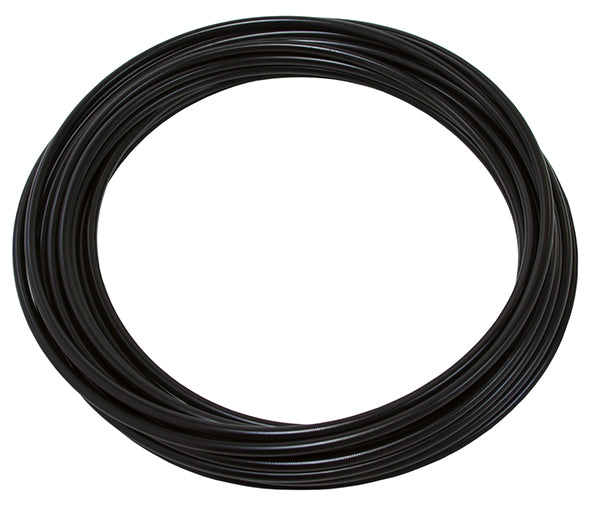 Aeroflow 200 Series PTFE (Teflon®) Stainless Steel Coated Braided Hose, Black, -3AN  1 Metre Length