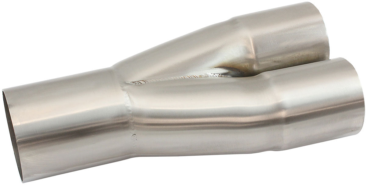 Stainless Steel 2 into 1 Merge Collectors   2-1/4" Primary Into 3" Collector Outlet