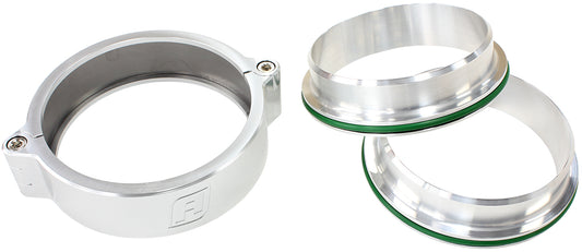 2-1/2" (63mm) Billet Aluminium Intercooler Clamp  Silver Finish