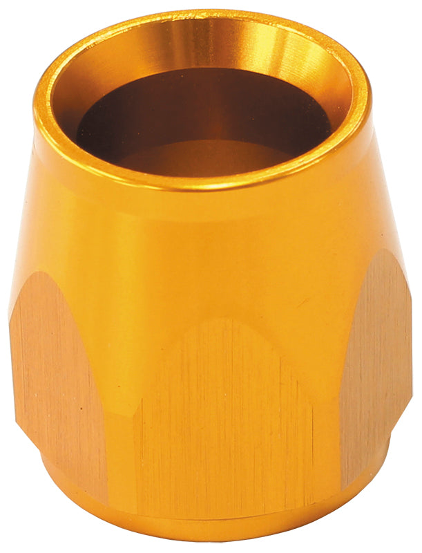 PTFE Style Hose End Socket -3AN   Gold Finish. Suits 200 & 570 Series Hose Ends