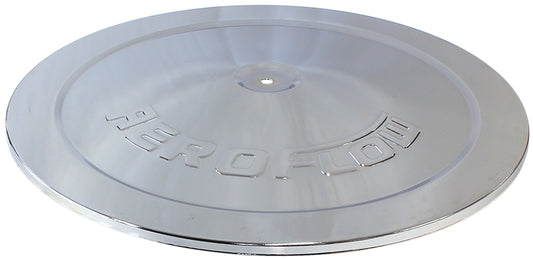 Air cleaner Top Plate Only  Suit 14"" O.D Filter, Steel Chrome Finish"