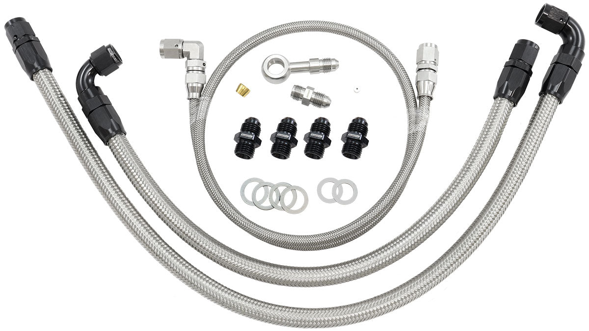 Aeroflow Turbo Oil & Water Feed Line Kit   Suit Nissan SR20 S14 and S15