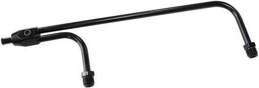 Black Steel Holley Fuel Line   Suit Holley Vac Secondary, 8-21/32" between inlets, 3/8" tube diameter