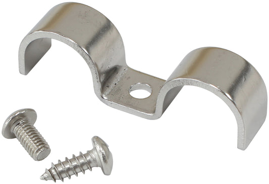 Dual Stainless Steel Hard Line Clamp   Suit 3/16" Hard Line (Each)