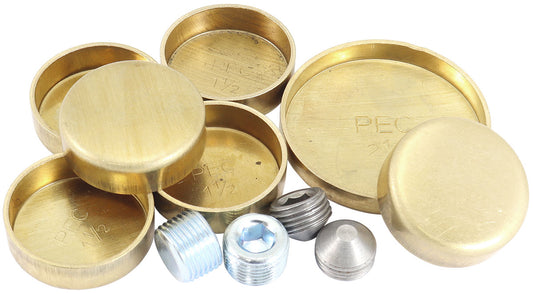Ford 351 Cleveland Welsh Plug Kit   Brass Material
