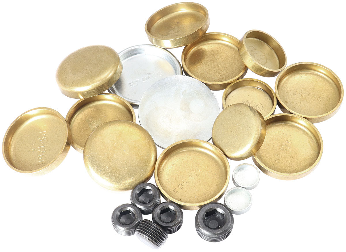 Small Block Chrysler 273-360 Welsh Plug Kit   Brass Material