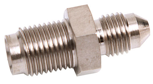 Oil Feed Male Inverted Flare Fitting    7/16"-24 SAE. Suit Garrett GT Style Turbo