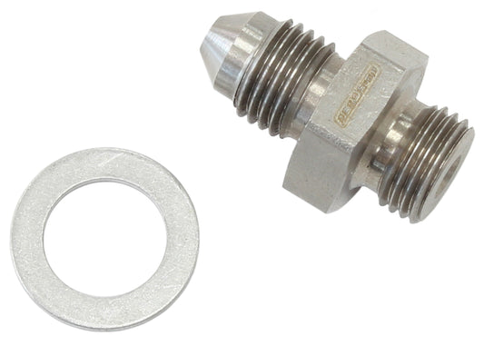 Wastegate Air Port Fitting -3AN to M10 x 1.0mm