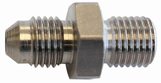 Stainless Steel Dual Seat Adapter -4AN    M12 x 1.0mm
