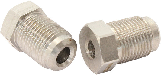 Stainless Steel Inverted Flare Tube Nuts (Pair)  M12 -1.0mm to 3/16" Hard