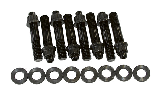 Blower Stud Kit 2.50" Total Length    Black Studs & Nuts