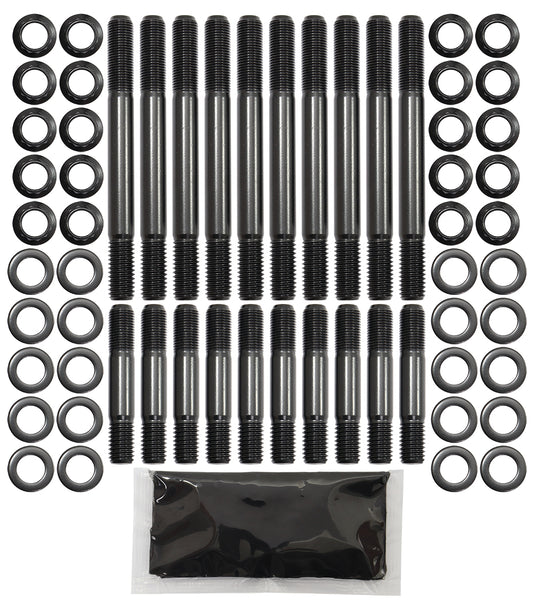 Small Block Ford 351 Windsor 1/2" Head Stud Kit  12 Point Nuts, Suit OEM and AftermarketCylinder Heads with 1/2" Holes, 8740 Grade Material