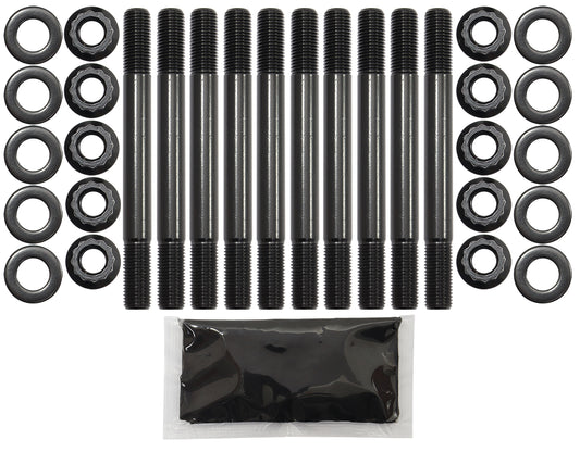 Mitsubishi Evolution 4G63 Head Stud Kit    12 Point Nuts, 8740 Grade Material, 1994 Models and up