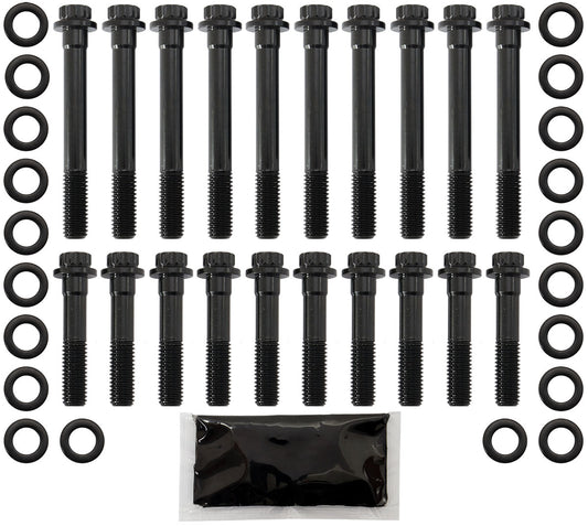 Small Block Ford 351 Windsor 1/2" Head Bolt Kit  12 Point Head, Suit OEM and AftermarketCylinder Heads with 1/2" Holes, 8740 Grade Material