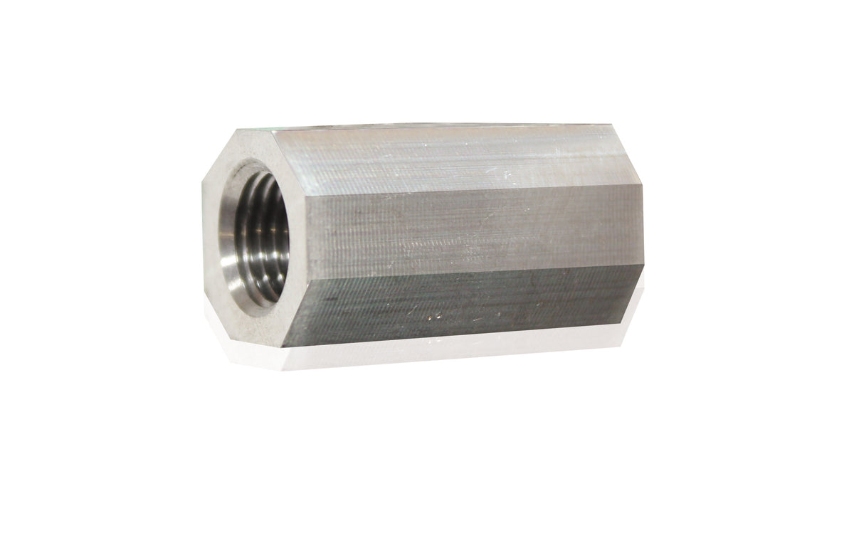 Stainless Steel Inverted Flare Union    3/8"-24 Thread