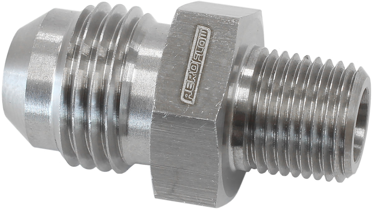 Turbo Oil Feed Fitting- Stainless Steel  1/8" NPT x -6AN
