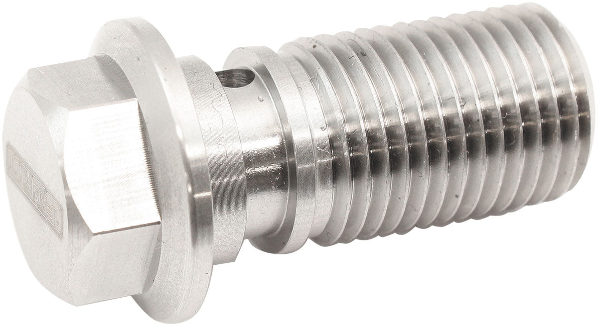 Aeroflow Stainless Steel Banjo Bolt 9/16-18"   30mm Under Head Length