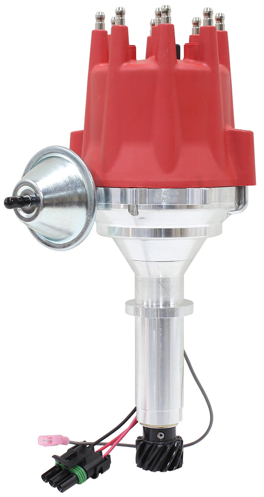 XPRO Holden Ready to Run Distributor, Machined Aluminium Body with Red Cap   Suit Holden 253, 304, 308, 355 V8