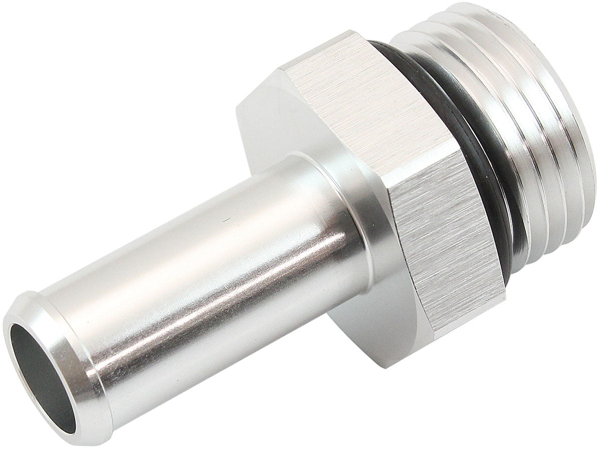 ORB to Barb Fitting - Silver  -10 ORB to 5/16" (7.95mm) Barb