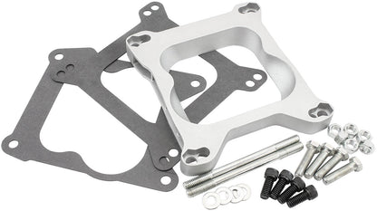 Carburettor Alloy 3/4" Adapter Spacer - Spread to Square Bore  Gaskets and Mounting Hardware Included