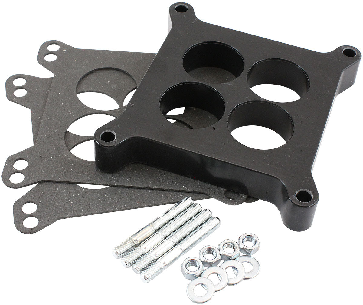 Aeroflow Carburettor Phenolic 1" 4 Hole Spacer  Gaskets and Mounting Hardware Included