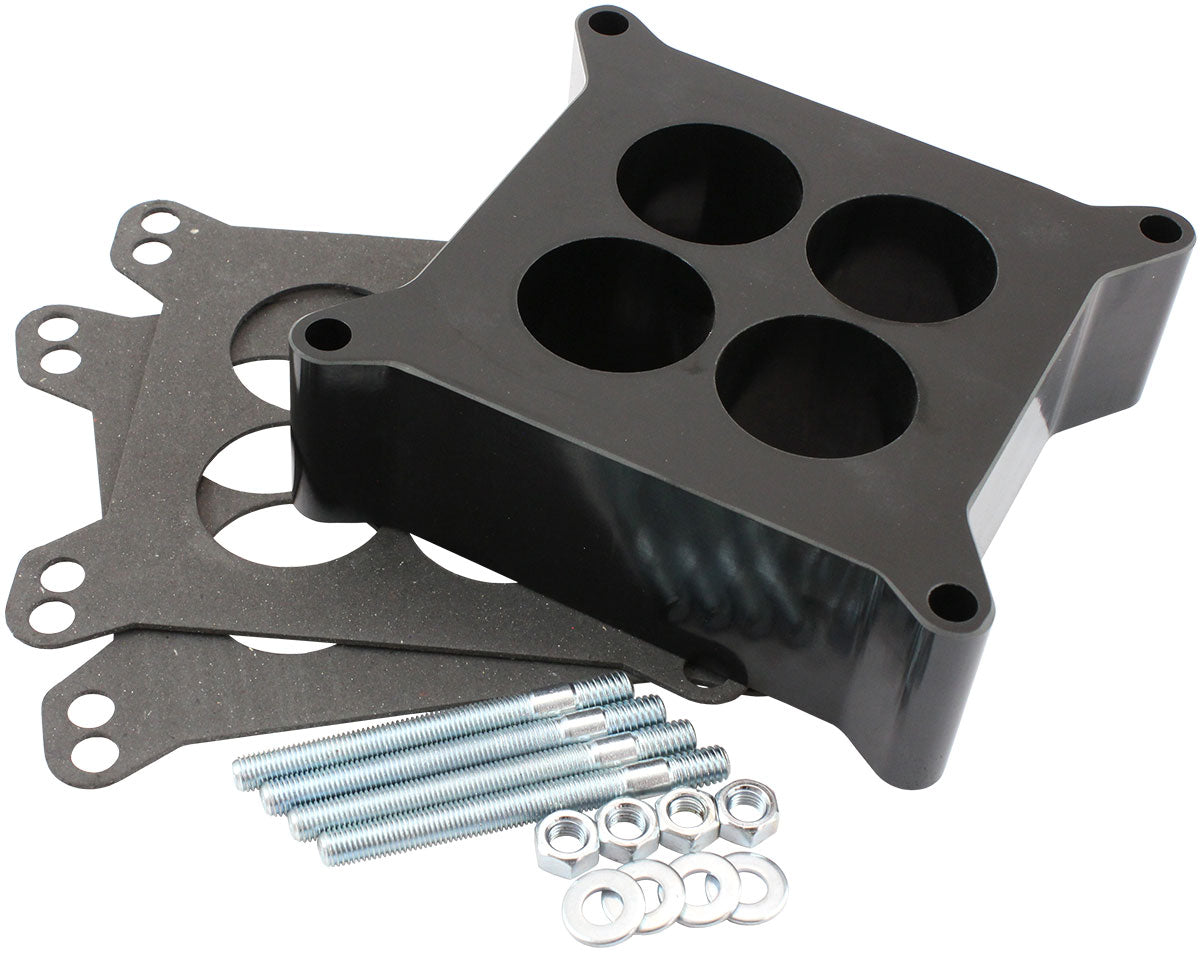 Aeroflow Carburettor Phenolic 2" 4 Hole Spacer  Gaskets and Mounting Hardware Included