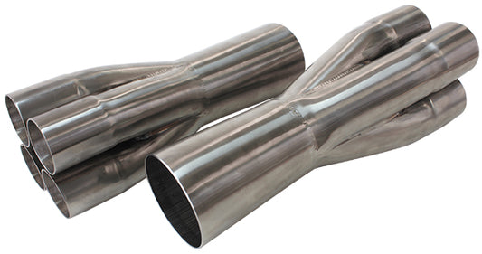 Stainless Steel 4 into 1 Merge Collectors   2" Primary's into 3-1/2" Collector Outlet