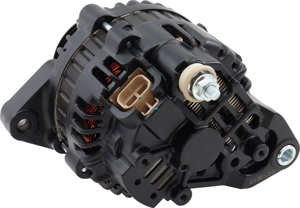 Aeroflow 130 AMP High Output Direct Fit Alternator - Black Finish   Suit Nissan SR20