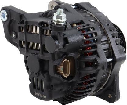 Aeroflow 120 AMP High Output Direct Fit Alternator - Black Finish   Suit Subaru EJ20 and EJ25