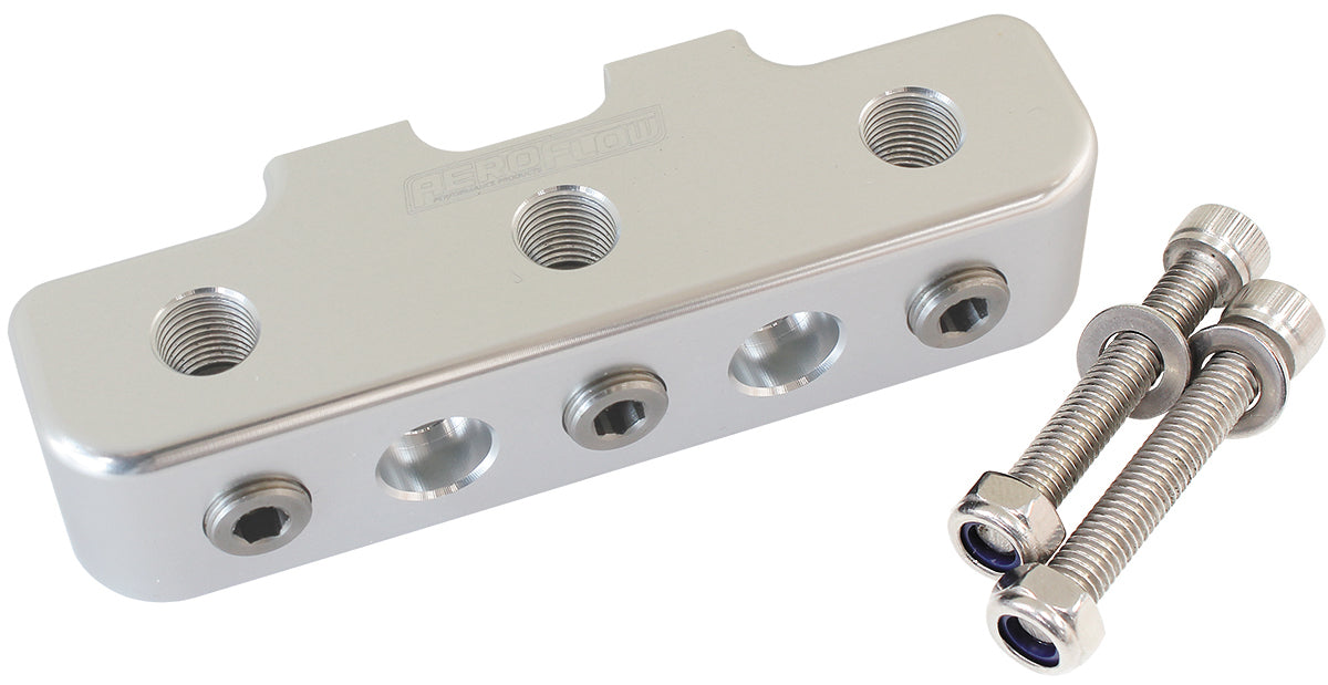 Pressure Sensor Block - Silver  With X91/8" NPT