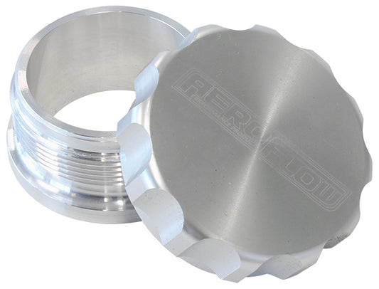 3" Billet Aluminium Weld-On Filler with Silver Cap