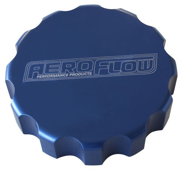 Billet Radiator Cap Cover    Suit Small Cap, Blue Finish