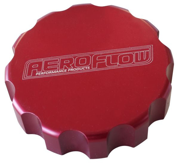 Billet Radiator Cap Cover    Suit Small Cap, Red Finish