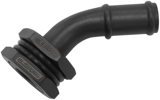 Turbo Drain Bulkhead  45°With 5/8" Barb