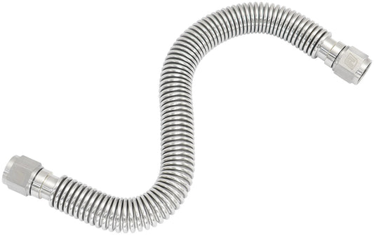 -10AN Flexible Turbo Drain Hose, 400mm Long  304 Stainless Steel. 15.75" (400mm) Overall Length