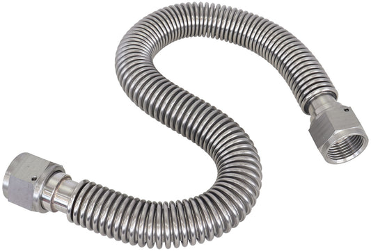 -12AN Flexible Turbo Drain Hose, 500mm Long  304 Stainless Steel. 19.5" (500mm) Overall Length