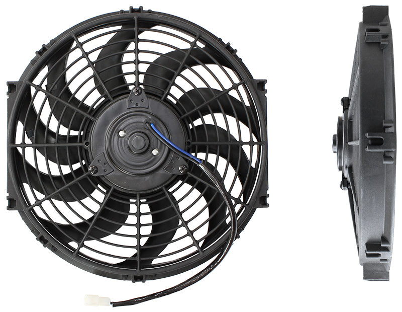Aeroflow 12" Reversable Electric Fan with Curved Blades  1,400 CFM Rating