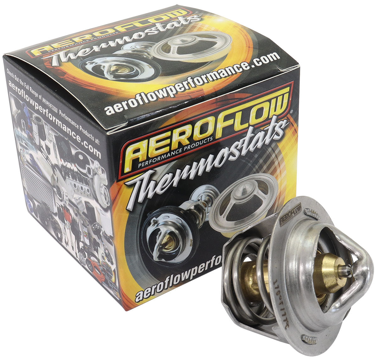 Aeroflow Holden Commodore V6 Ecotec Hi-Flow Thermostat, 170Â°F (77Â°C)   170Â°F Opening Temperature Rating, Made From Copper/Steel
