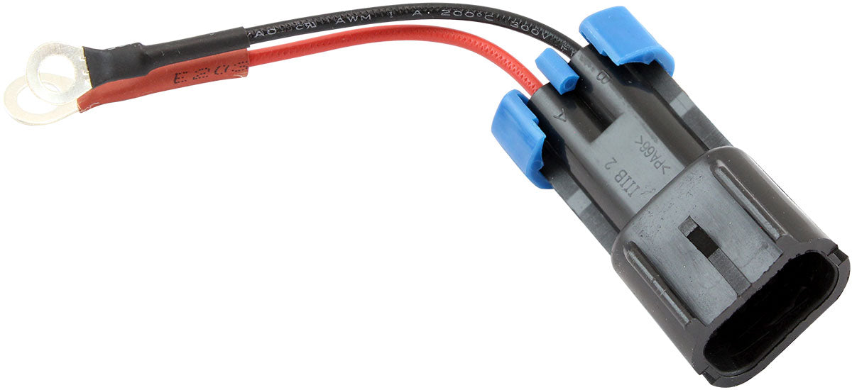Delphi 2 Pin Conversion Fuel Pump Harness   Delphi Male Plug to Crimp Ring Terminals