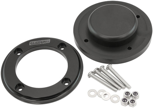 Aeroflow Ignition Wire Firewall Grommet Blank Kit - Black Face  No Holes Drilled Out