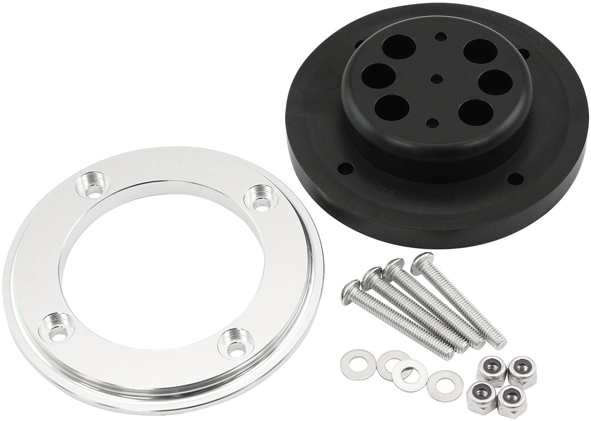 Aeroflow Ignition Wire Firewall Grommet 6 Cylinder Kit - Silver Face  Suit 6 x 8.5mm Spark Plug Wires